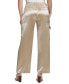 ფოტო #2 პროდუქტის Women's Megan Satin Cargo Pants