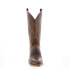 Фото #3 товара Abilene Boots 9172 Womens Brown Leather Slip On Cowboy Western Boots