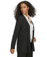 ფოტო #3 პროდუქტის Women's Open-Front Shawl-Collar Blazer