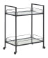Фото #1 товара Serving Cart with Glass Shelves