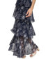 Women's Tiered Chiffon Maxi Dress