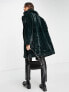 Фото #3 товара French Connection faux fur coat in black