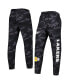 Фото #1 товара Men's Black, Camo Los Angeles Lakers Tonal Joggers