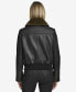 ფოტო #3 პროდუქტის Women's Evie Aviator-Style Leather Jacket