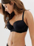 Pour Moi Eden lace trim t-shirt bra in black