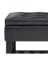 Фото #4 товара Cosmopolitan Storage Ottoman Bench with Open Bottom