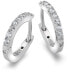 Silver earrings with Flora DE581 topas