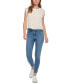 ფოტო #4 პროდუქტის Petite Crewneck Extended-Shoulder Top