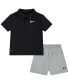 ფოტო #1 პროდუქტის Toddler Boys Dri-Fit Polo T-shirt and Shorts, 2-Piece Set