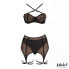 Aria Bra, Thong, Garter and Leg Ring Set