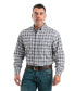 Big & Tall eman Flex Long Sleeve Button Down Shirt