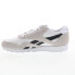 Фото #9 товара Reebok Classic Nylon Mens White Suede Lace Up Lifestyle Sneakers Shoes