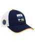 Фото #3 товара Men's Navy St. Louis Blues 2023 NHL Draft On Stage Trucker Adjustable Hat