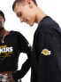 Фото #5 товара Nike Basketball NBA Unisex LA Lakers graphic long sleeve in black