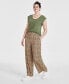 Фото #1 товара Women's Printed Wide-Leg Pants, Created for Macy's