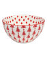 Peppermint Candy 30 oz All Purpose Bowls Set of 6, Service for 6