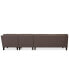 Фото #10 товара CLOSEOUT! Sandrew 4-Pc. Fabric Sectional with 2 Power Foot Rests, Created for Macy's