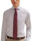 Фото #3 товара Men's Micro Pattern Silk-Jacquard Tie