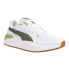 Фото #2 товара Puma XRay Speed Lace Up Mens Green, White Sneakers Casual Shoes 38463862