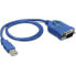 Фото #1 товара TRENDnet TU-S9 - Blue - USB Type-A - DB-9 - Male - Male - CE - FCC