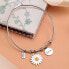 Solid bracelet with Love LPS05ASD20 pendants