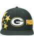 Фото #2 товара Men's Green Bay Packers Green Stars Snapback Hat