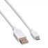 Фото #5 товара VALUE USB 2.0 Cable - A - Micro B - M/M 0.15 m - 0.15 m - USB A - Micro-USB B - USB 2.0 - 480 Mbit/s - White