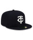 Фото #4 товара Men's Navy Minnesota Twins 2023 Authentic Collection Alternate 59Fifty Fitted Hat