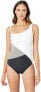 Фото #2 товара Bleu Rod Beattie Women's 189162 Asymmetrical Mio One Piece Swimwear Size 4