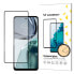 Фото #1 товара Wytrzymałe szkło hartowane 9H na cały ekran Motorola Moto G62 z ramką Case Friendly czarny