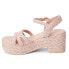 Фото #3 товара BEACH by Matisse Mykonos Espadrille Platform Womens Pink Casual Sandals MYKONOS