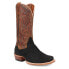 Фото #2 товара Dan Post Boots Cappy Embroidered Square Toe Cowboy Mens Black Casual Boots DP50