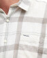 ფოტო #3 პროდუქტის Men's Croft Short Sleeve Button-Front Tartan Pattern Shirt