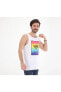 Фото #2 товара 0a31exzj41-r Prınt Box Tank Erkek T-shirt Beyaz