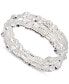Фото #1 товара Silver-Tone Beaded Multi-Row Coil Bracelet, Created for Macy's