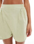 ASOS DESIGN Kayla mix and match beach short in khaki