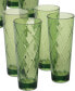 Фото #3 товара Green Diamond Acrylic 8-Pc. Iced Tea Glass Set