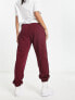 Фото #3 товара adidas Originals collegiate joggers in burgundy