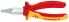 KNIPEX 22 06 160 - Needle-nose pliers - Chromium-vanadium steel - Plastic - Red/Orange - 16 cm - 175 g