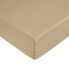 Fitted bottom sheet Decolores Liso Taupe Double Smooth