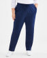 Фото #3 товара Plus Size Knit Pull-On Pants, Created for Macy's