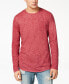 American Rag 159864 Men's Light Weight Crew Red Heathered Long Sleeves Sz. XL