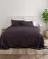 Фото #9 товара Expressed In Embossed by The Home Collection Striped 4 Piece Bed Sheet Set, Queen