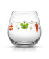 Фото #4 товара Disney Mickey Mouse 15 oz Joy O Joy Stemless Wine Glass, Set of 4