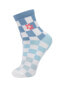 Kadın 3'lü Pamuklu Soket Çorap B6098axns