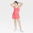 Women's Knit Halter Active Woven Dress - All In Motion Coral Pink M