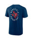 Фото #2 товара Men's Navy Houston Texans Big and Tall Two-Sided T-shirt