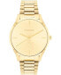 ფოტო #1 პროდუქტის Unisex Gold-Tone Stainless Steel Bracelet Watch 35mm