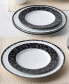 Rill 4 Piece Dinner Plate Set, Service for 4