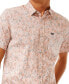 Фото #5 товара Men's Floral Reef Short Sleeve Shirt